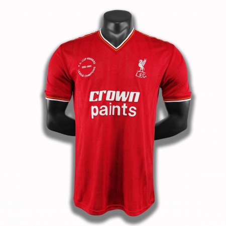 Koszulka Liverpool Retro Domowe Koszulki Piłkarskie 1985-1986 Krótki Rękaw